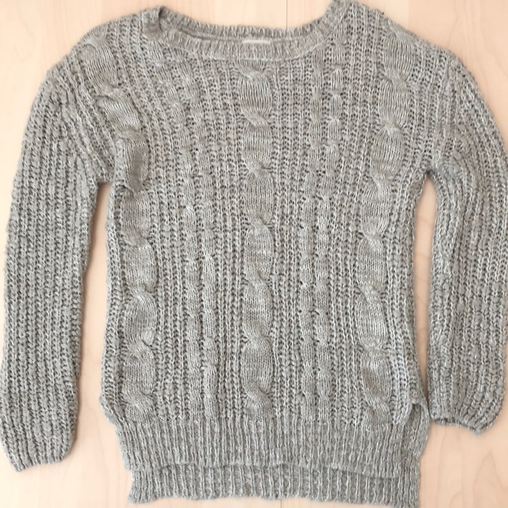 Pure Rebel Size M/L Light Brown Knit Sweater